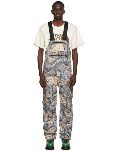 cheap gucci overalls|gucci north face overalls.